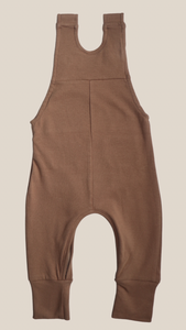 Brown evolutive overalls