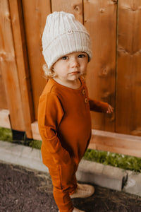 Rust evolutive onesie 