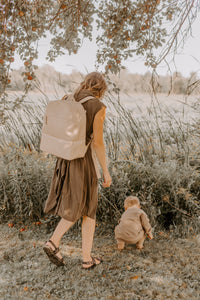 Sac à couches beige