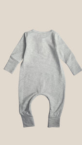 Gray evolving onesie